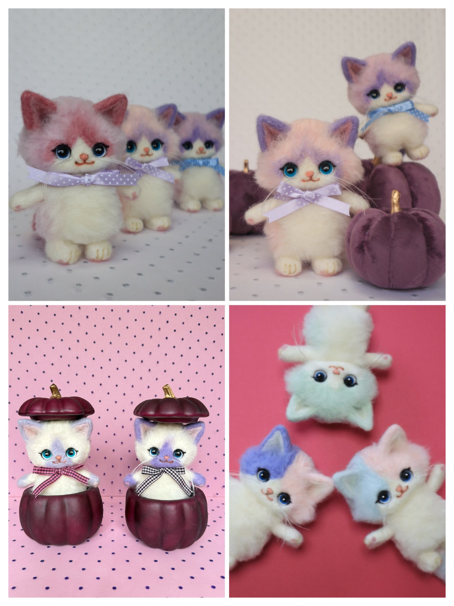 羊毛フェルトワンコの幼稚園３体 CHA-TA on X: 