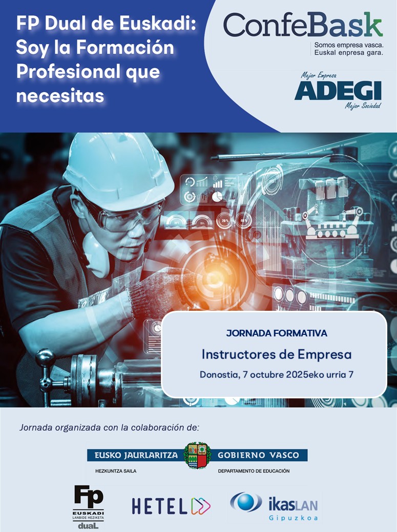 📢Nueva jornada de formación de instructores de FP en <a href="/ADEGI/">ADEGI</a>, el próximo🗓️7 de octubre. Para más información o inscripción: 👉adegi.es/adegi/formacio…