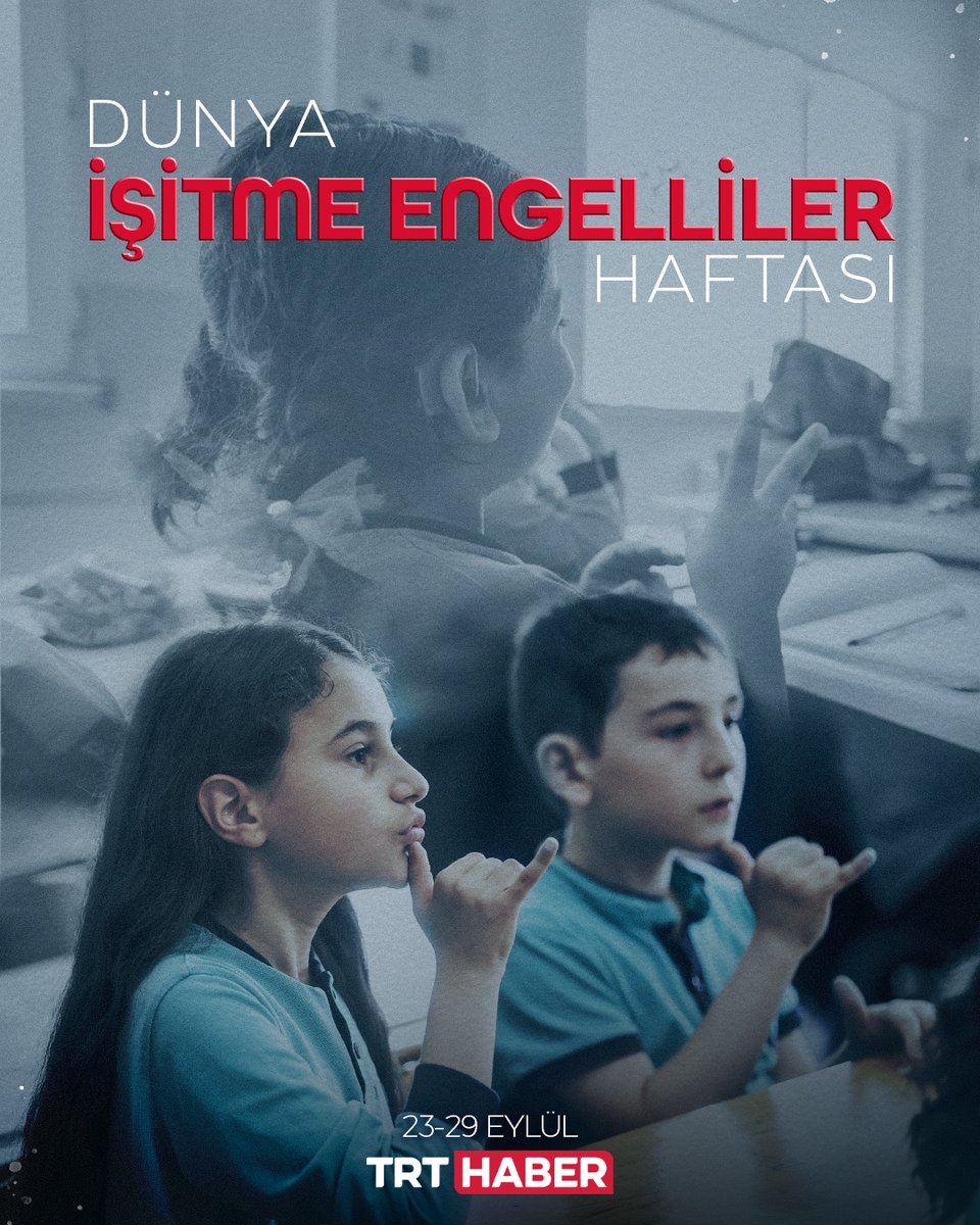 🧏 İşitme kaybı iletişime engel değil.

🌍 Dünyada 1,5 milyardan fazla insan işitme kaybıyla yaşıyor. İşaret dili, alt yazılı içerikler ve gelişen teknolojiyle engeller kalkıyor.

23-29 Eylül Dünya İşitme Engelliler Haftası