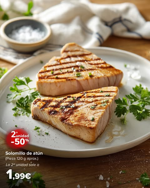 A la plancha y con poco aliño porque un buen solomillo de atún siempre sabe bien 😋

*Promoción válida en Carrefour Madrid Sur hasta el 24/09.

#carrefour #carrefourmadridsur #madridsur