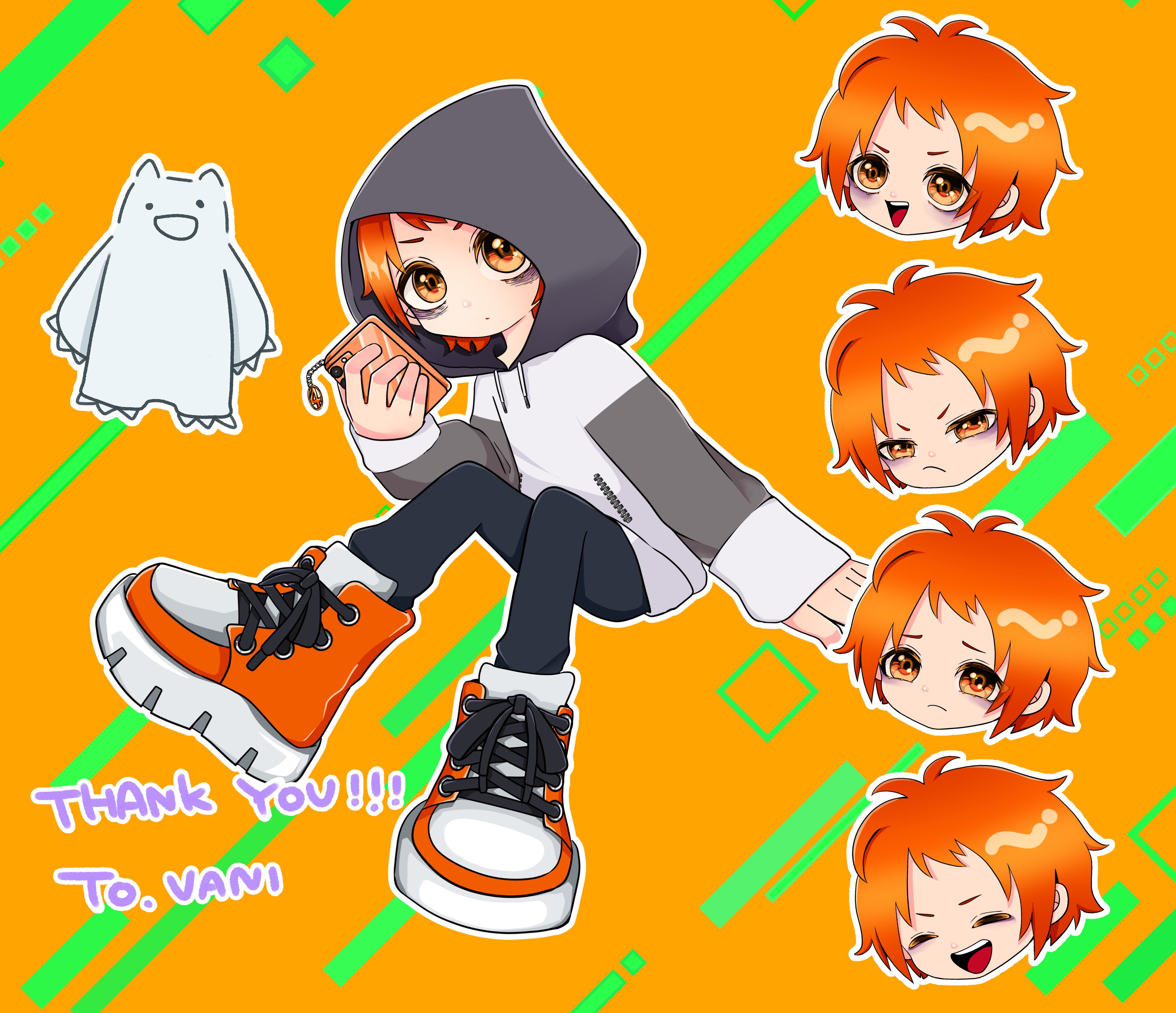 2365. にゃあゴ❤(ӦｖӦ。)ページ 葛葉 #とおこちゃん #VCRGT絵 #KuzuArt #とーころ展