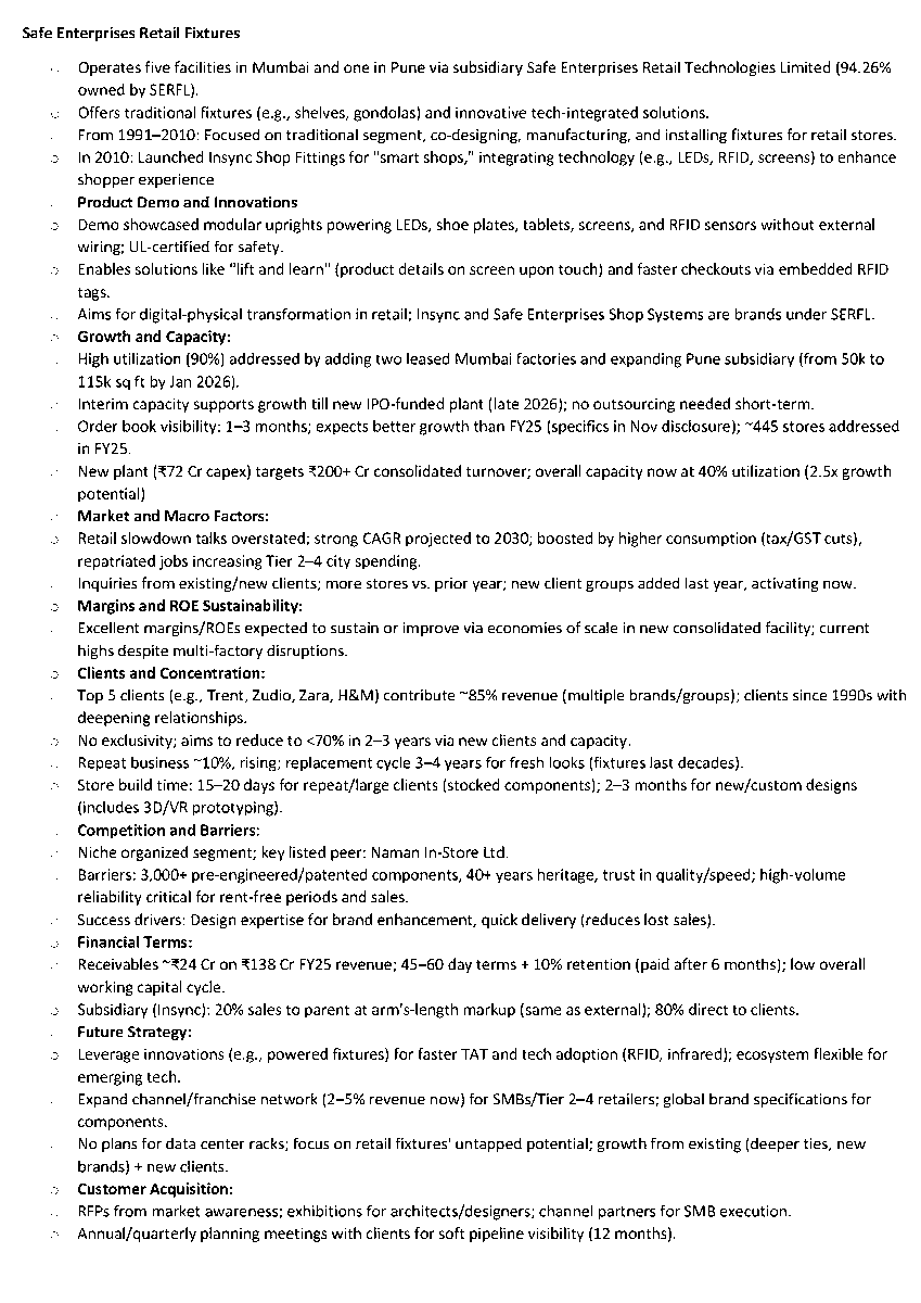 sachprat07's tweet image. Arihant Bharat Connect Conference : 

💠Safe Enterprises
💠Nisus Finance
💠Tejas Cargo

#SAFEENTP #SafeEnterprises #Nisus #NisusFinance #TejasCargo #arihant #bharatconnectconference #arihantcapital
