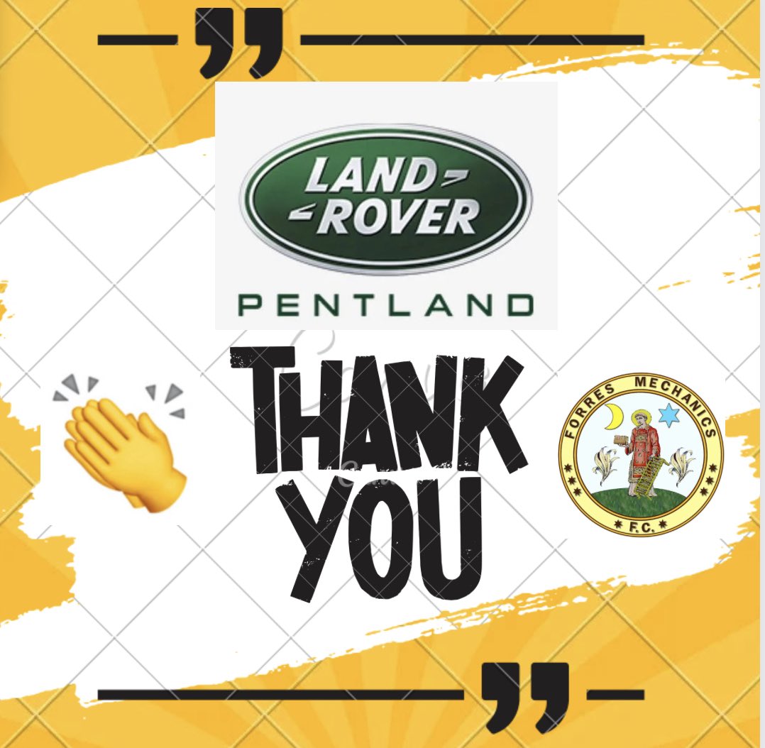 👏🏻 SPONSORS NEWS 👏🏻

The club extends a huge thank you to <a href="/PentlandLR/">Pentland Land Rover</a> for renewing their sponsor boards.

john-clark.co.uk/land-rover/

For more info on displaying your company logo at Mosset Park then please contact Derek Fraser on 07843 172098 / derekfraser@tpllp.com
