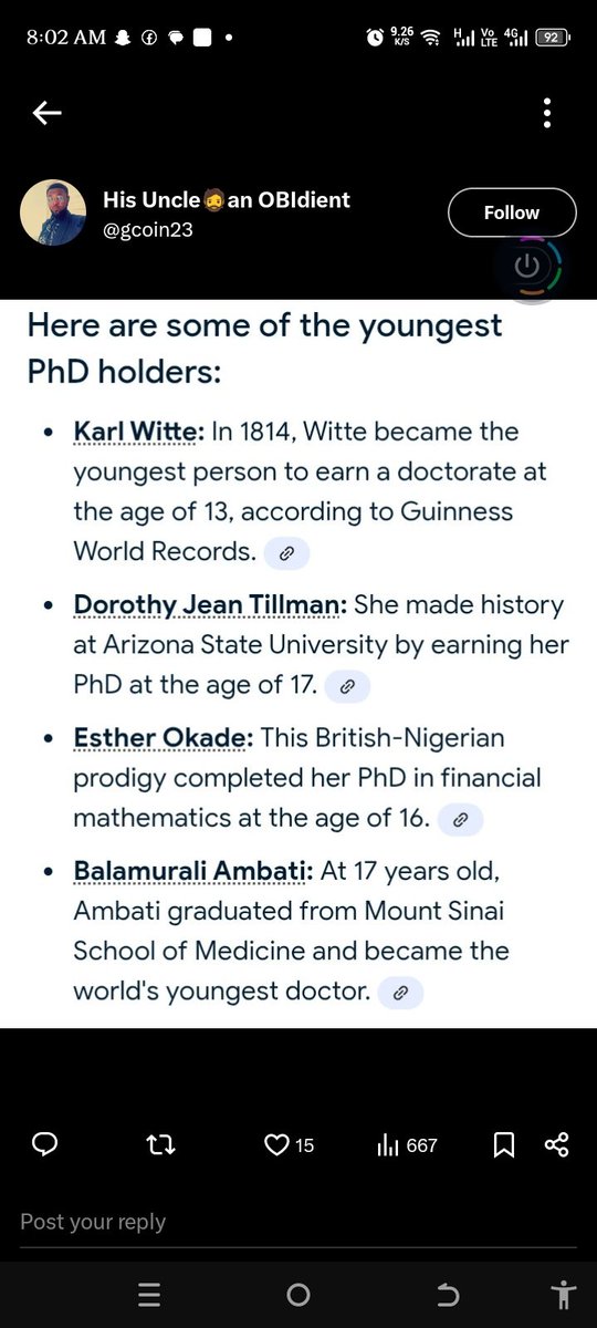 yemis1234's tweet photo. @JAMBHQ Out there , a 13-year-old can get a PhD , but you're restricting people turning 16 within October to December from getting admission. This country is a  failed one, misplaced priority is age is really the problem of Nigeria right now. https://t.co/isXvNqLLjf
