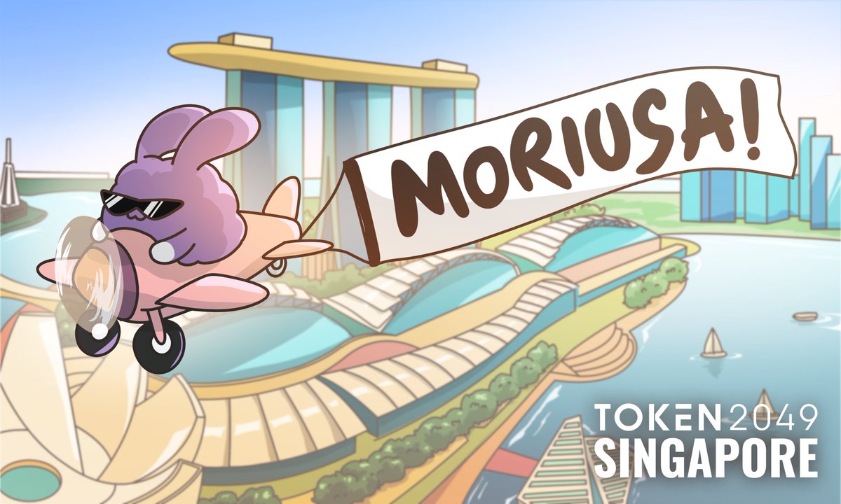 moriusa_STPR's tweet image. Moriusa is headed to Token 2049!

We can’t wait to see all the Mofees in Singapore.

Stay tuned for more information on exclusive merch. 👀