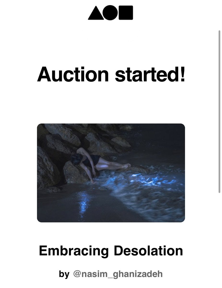 my morning started with auction on the FND for embracing desolation and my eyes were filled with tears and happiness. I don't know how to thank you <a href="/UncleShalin/">⏾</a> words are not enough to express . thank you for creating hope for me.🥹🩵🫂🌊🦄