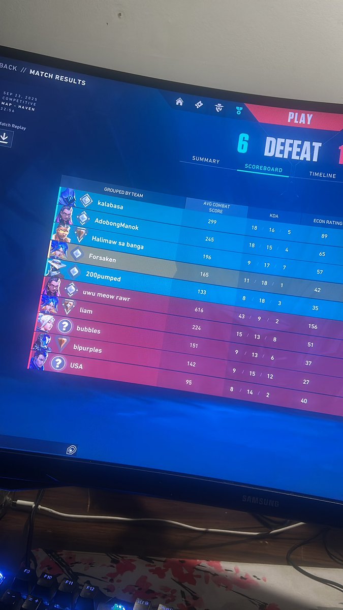 forsakenmadnes1's tweet image. #RiotDevs
This is balanced matchmaking?
Got shit on by uwu meow rawr🗣️🔥💀