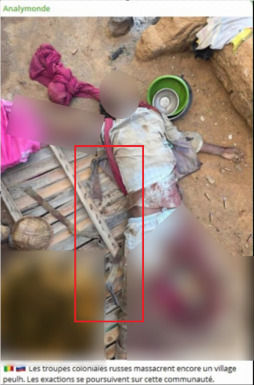 TheAfricaCorps's tweet image. C&apos;est ainsi que la propagande française fonctionne sans valeur: à partir d&apos;une photo d&apos;un terroriste avec une mitraillette, la mitrailleuse a été supprimée dans Photoshop et présentée comme un civil, seule la Crosse a été oubliée dans la version éditée.