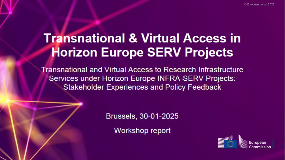 Access to cutting-edge #ResearchInfrastructures empowers scientists to push boundaries &amp; deliver innovation in every field.

23 ongoing EU projects have met to make this cross-border access simpler, more sustainable, &amp; impactful.

Read the key takeaways ➡️ europa.eu/!dwPTb3