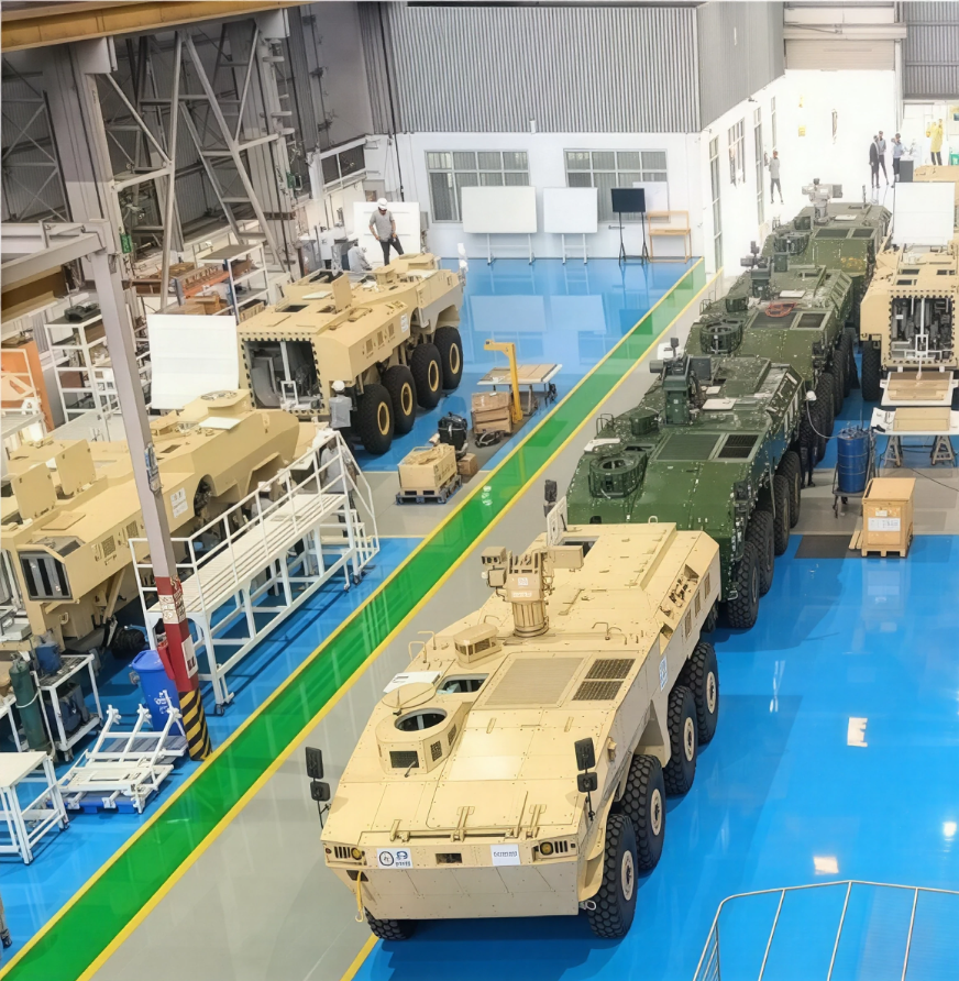 Tata Advanced Systems (#TASL) has become the first Indian company to set up manufacturing facility in a foreign country🇲🇦.
WhAP 8x8, designed by DRDO, incorporates critical technologies like Integrated power pack with Automatic transmission, Floatation and propulsion.
📸File