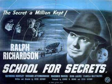 dave ainsworth (@daveainsworth63) on Twitter photo Film of the day - School for Secrets (1946) Interesting drama celebrating the discovery of radar written and directed by Peter Ustinov starring Ralph Richardson, Raymond Huntley, John Laurie, David Tomlinson and Michael Hordern <a href="/TalkingPicsTV/">Talking Pictures TV</a> 1.00pm this afternoon. #Radar Film of the day - School for Secrets (1946) Interesting drama celebrating the discovery of radar written and directed by Peter Ustinov starring Ralph Richardson, Raymond Huntley, John Laurie, David Tomlinson and Michael Hordern <a href="/TalkingPicsTV/">Talking Pictures TV</a> 1.00pm this afternoon. #Radar