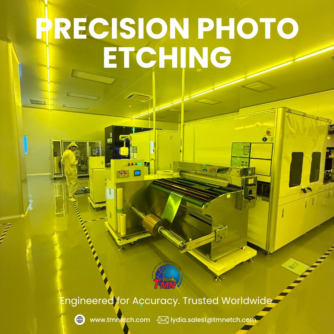 TMNphotoetching's tweet image. Inside the world of precision photo etching — where innovation meets engineering.
Since 2011, TMNetch delivers high-accuracy metal etching, custom parts &amp;amp; industrial solutions trusted worldwide.
🌐 tmnetch.com
#tmnetch #photoetching