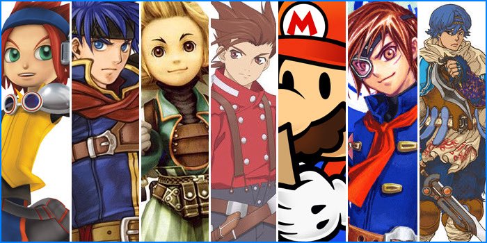 Y estos unos cuantos, después de la fiebre del 3D en Nintendo 64, en Gamecube se apostó por los RPG y los JRPG! Nos dejó muy muy buenos juegos! ¿No os parece? #gamecube