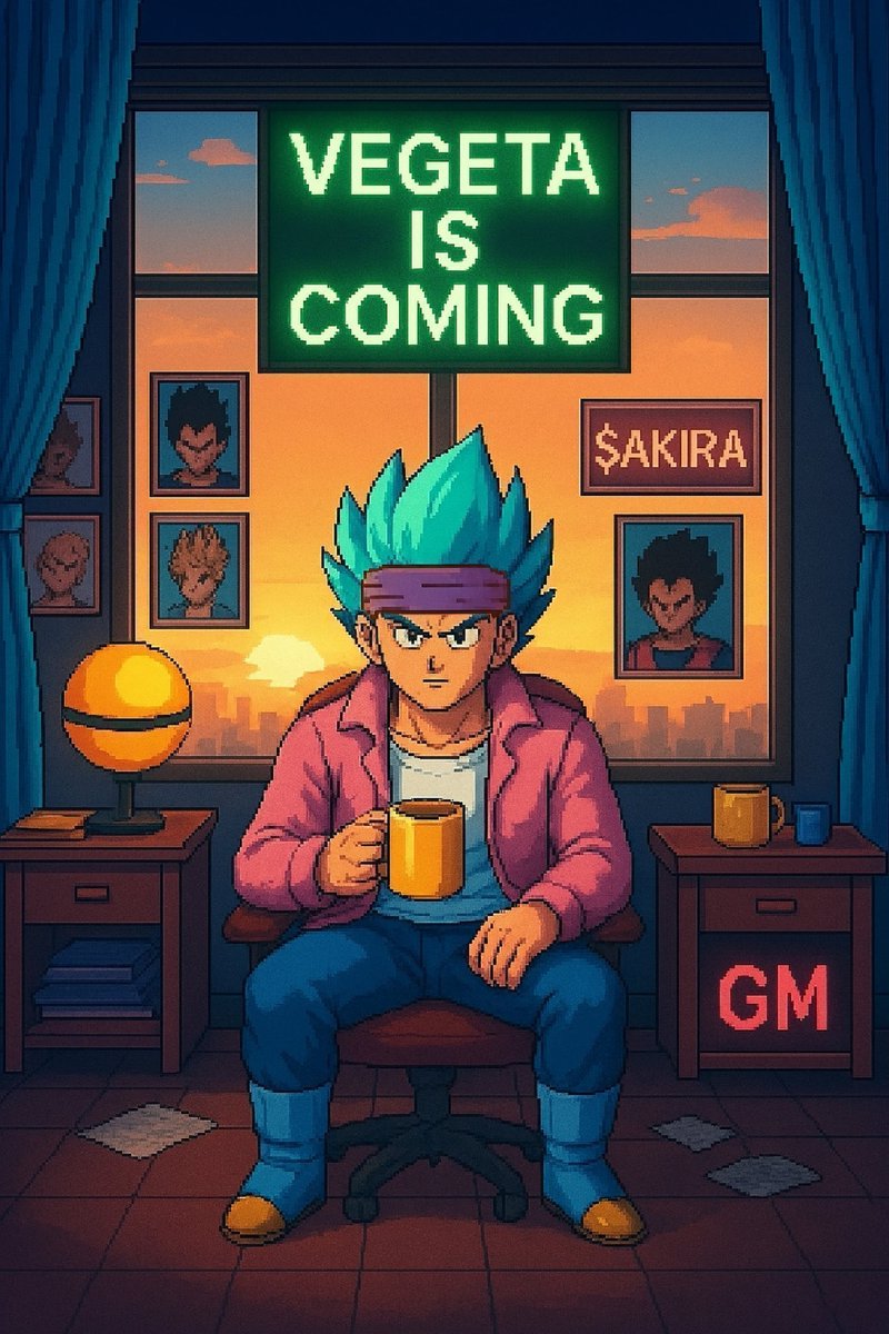 Good morning, can I get GM web3 fam? 🌞

Vegeta is coming in 8 days. 🐉

Let's network and GROW together 🤝