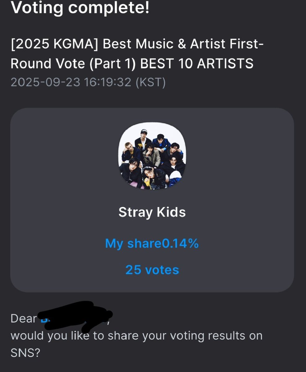 RexVyvotes's tweet image. Congrats #StrayKids on winning this poll
5000💙
#rexvyproofs
t. kgma fancast