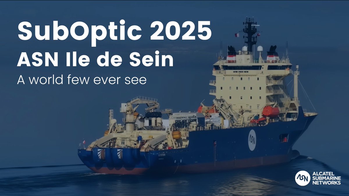 Connecting the world starts here. Not in the cloud, but deep under the sea.

At SubOptic 2025 in Lisbon, ASN invited the next generation of pioneers aboard its subsea cable ship.

Watch the journey unfold here: youtu.be/99VlBDvaReo

#Subsea #SubOptic #NextGen #Telecoms