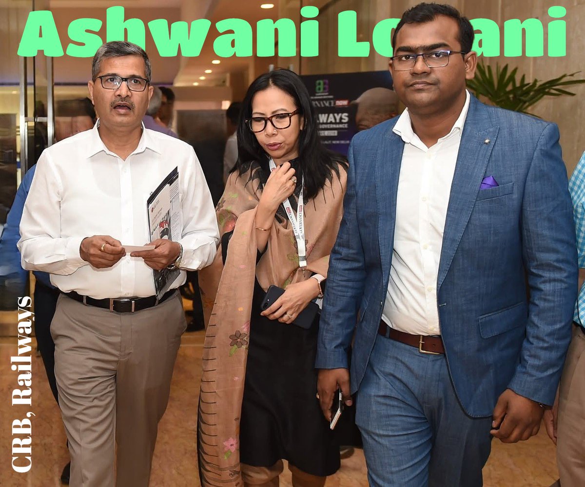 This pic dates back to 2017 when Mr. Ashwani Lohani (ex-CRB, Railways &amp; Ex-CMD, Air India) was the chief guest at the railways reforms summit in Delhi.