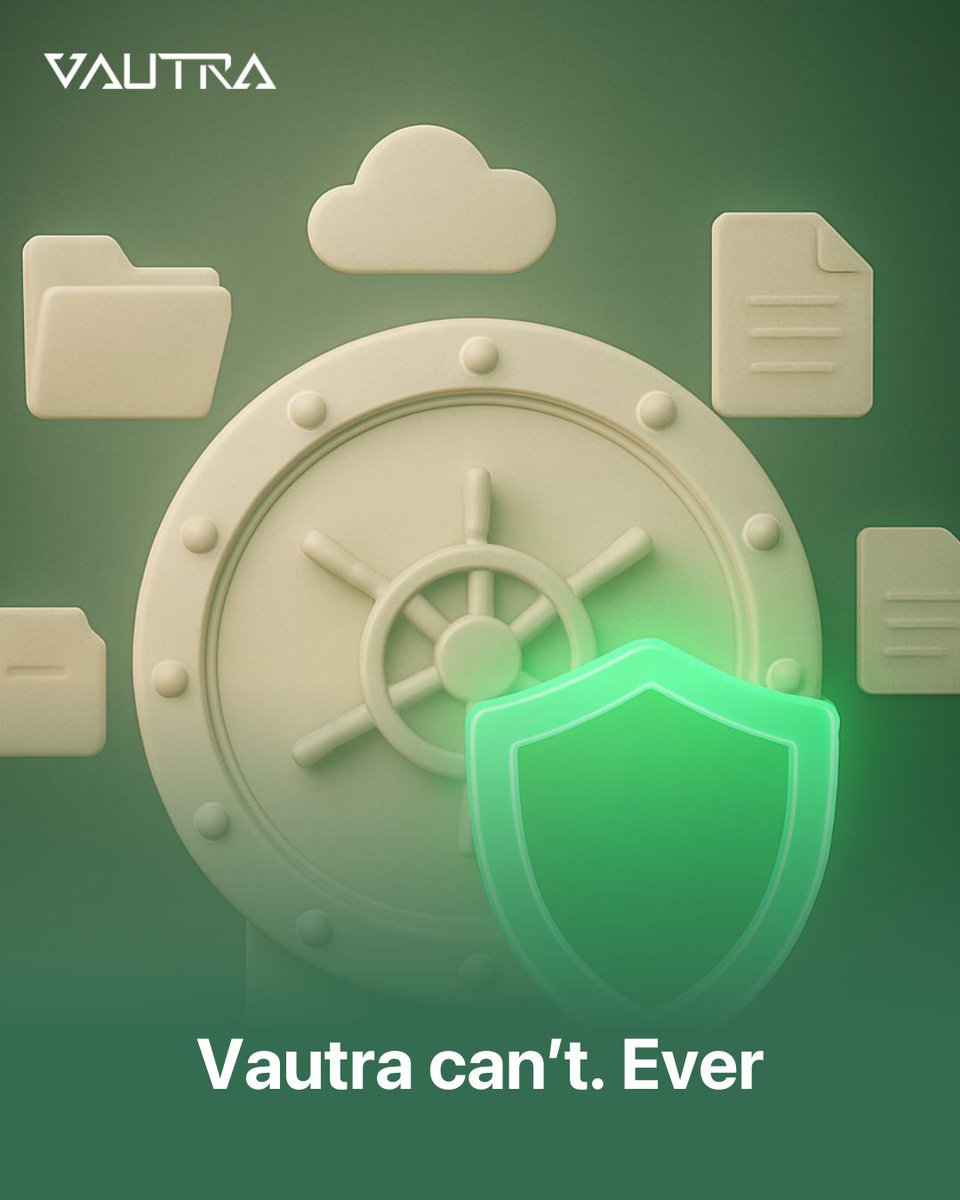 Privacy by design.
#DataProtection #Vautra