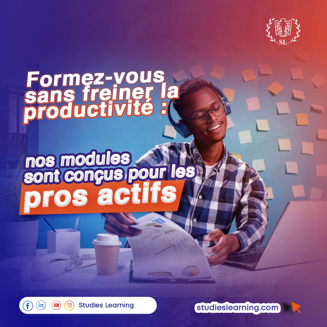 Studieslearn_In's tweet image. Chez @Studieslearn_In  , nos modules sont pensés pour les pros actifs :
⏳ flexibles
💻 accessibles partout
🔥 boostant votre productivité

👉 Formez-vous sans freiner vos résultats sur campus.studieslearning.com !

#StudiesLearning #elearning #Mali #senegal #burkinafaso @AESinfos