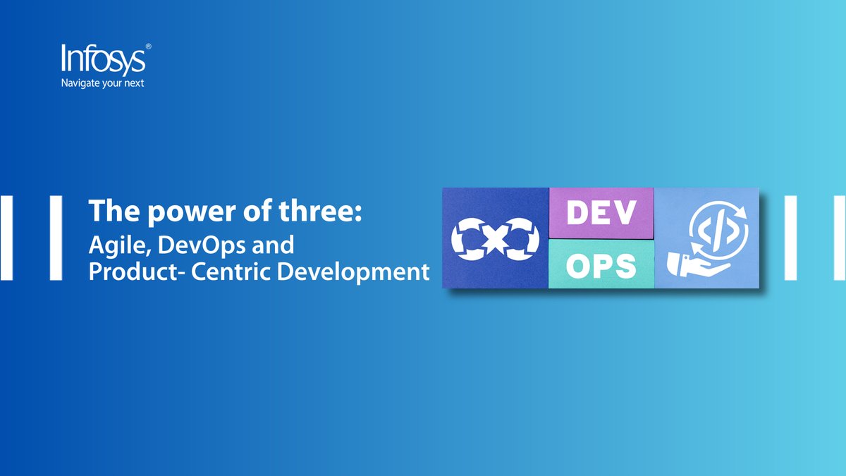 Infosys's tweet image. In this CXOToday byline, Shalini A. Nair, Infosys explores how Agile, DevOps &amp;amp; product-centricity are reshaping enterprise software delivery. Read: bit.ly/3T0DEzg

#AgileTransformation #DevOps #ProductCentricity #InfosysTopaz