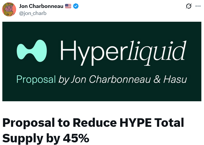 🥔CRIPTOVALUTE : DBA Asset Management propone riduzione del 45% nell'offerta di token $HYPE per attrarre investitori