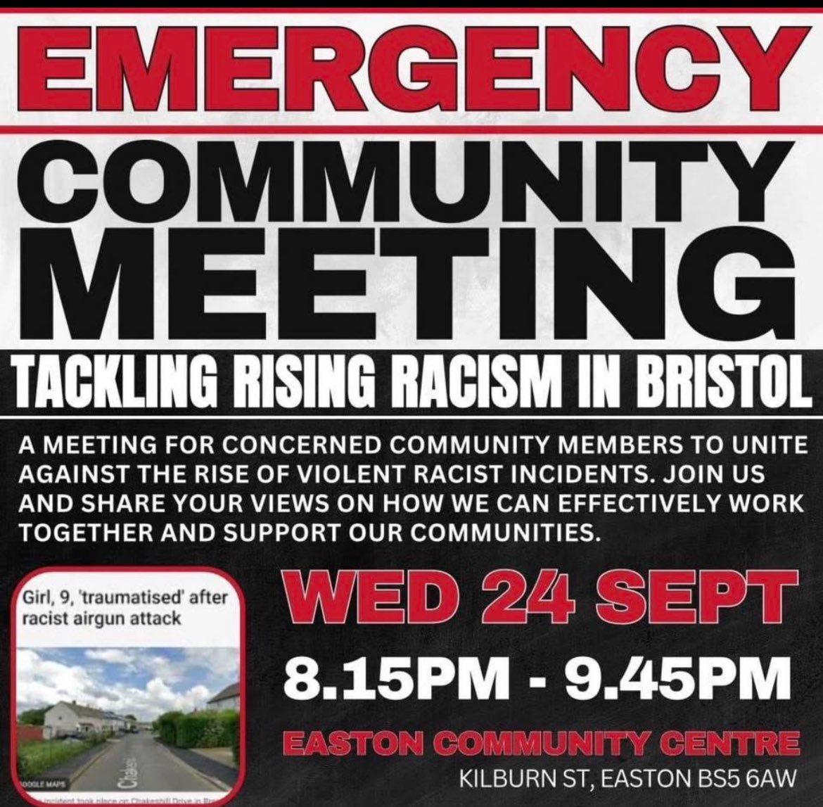 UNITED WE STAND DIVIDED WE FALL

This Meeting Is Open To All

Hoo Law 2025

#Bristol
#9YearOldGirlShot
#NoJusticeNoPeace #UnitedWeStandDividedWeFall