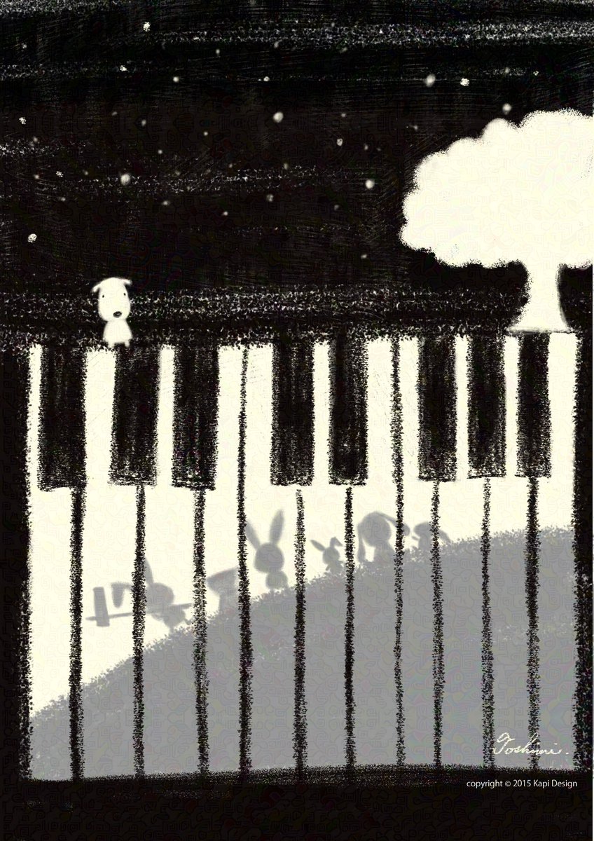 秋の夜長🌙

かぴさんは、
ピアノの鍵盤の上で、
そっと耳を澄ませていました。

夜風が運んでくるのは、
遠くで聴こえる秋の音色🍂
そのやさしい調べに誘われて、
うさぎさんたちも
こっそり集まってきました🐇

#かぴぱんやさん
#秋の夜長

朝晩の寒暖差に気をつけて、
お過ごしくださいね🙏🥰💓