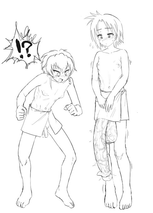 ひさぎくんの『雄』見せつけられて
陥没デカ乳首勃起させて不戦敗雑魚雌射精キメちゃうチョビ弟(仮) 