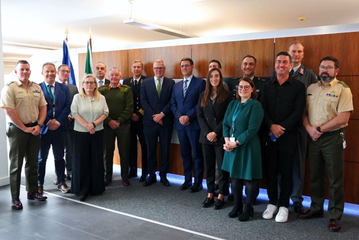 European Defence Agency (@eudefenceagency) on Twitter photo In the context of the Coordinated Annual Review on Defence, #EDA visited #Ireland 🇮🇪
Very good discussions on the opportunities that could exist and are available in relation to collaborative capability development, joint procurement & opportunities for R&T.🤝
#StrongerTogether In the context of the Coordinated Annual Review on Defence, #EDA visited #Ireland 🇮🇪
Very good discussions on the opportunities that could exist and are available in relation to collaborative capability development, joint procurement & opportunities for R&T.🤝
#StrongerTogether