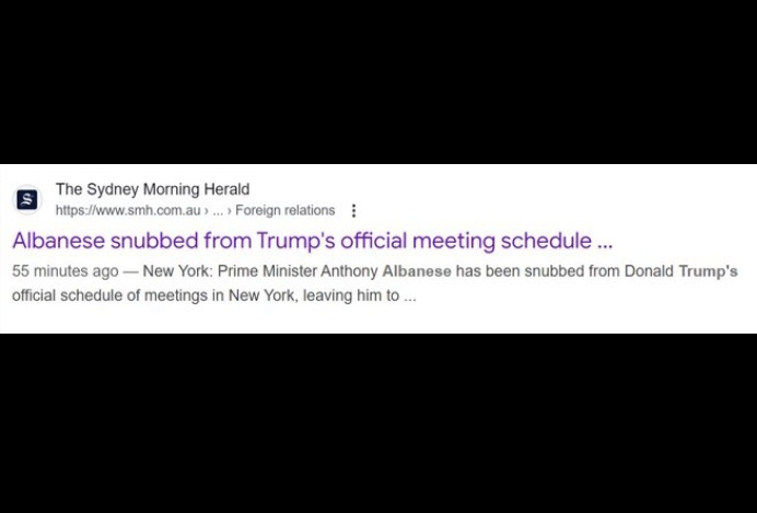 Nasty1Reborn's tweet photo. OZ media is stating @POTUS doesn't want to meet with our Australian PM @AlboMP.
Why would Trump want to meet him?
The PM Isn't an Ally of the US.
He supports Terrorists groups & their supporters.
He treats Aussies like 2nd class citizens.
He's a WEF & UN puppet.
#TraitorPM https://t.co/JDudBhehUI