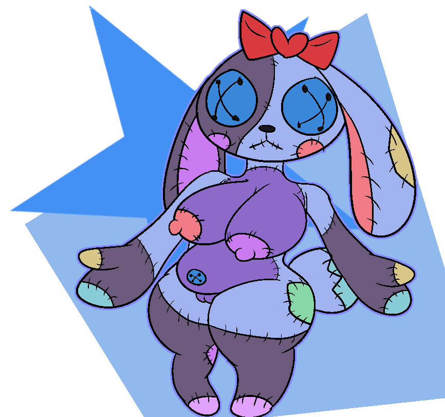 made a buny plushhy full of stitches
dont really got a name for em yet but uh its a neat plush