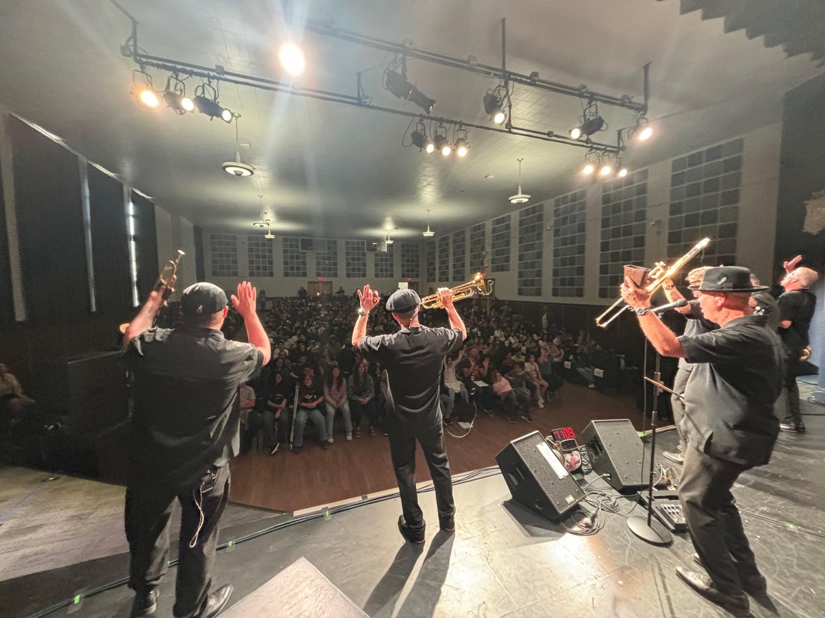 Outreach concert for junior high and high school students today in Crescent City, CA! That was fun! #bbvd #students