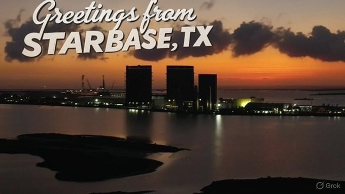 MarioNawfal's tweet photo. 🚨🇺🇸 YOU CAN NOW LEGALLY TELL PEOPLE YOU LIVE IN STARBASE WITHOUT SOUNDING INSANE

USPS just made every sci-fi nerd's dream come true... Starbase is officially on the map. 

Imagine the flex of having government ID that says you live where Starships are born.

Dating profile: "Location: Starbase, TX 🚀" 

Job interview: "Current address? Oh, just Starbase." 

Pizza delivery: "Yeah, take a left at the rocket factory."

Some kids get to say they're from New York or LA. 

Starbase kids will casually mention they're from the place building humanity's ride to Mars. 

Different league entirely.

Best part: Every Amazon package, every birthday card, every piece of junk mail will be addressed to STARBASE. 

Even your water bill becomes cooler.

The government just officially acknowledged that the coolest address in America exists. 

Source: @StarbaseTX 
Media: @paranoidream