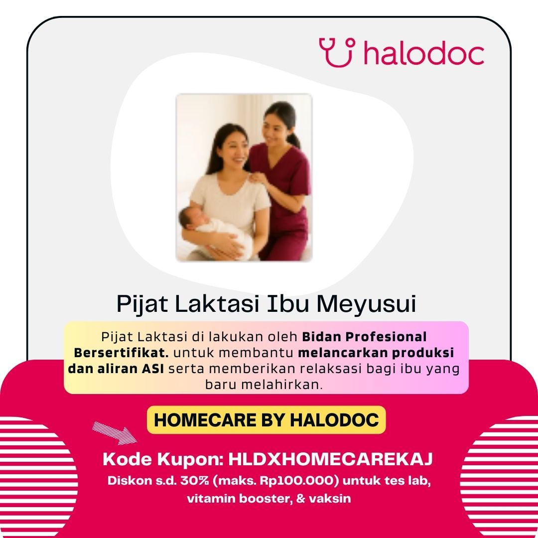 yantikalit02's tweet image. Homecare untuk Perawatan Bayi &amp;amp; Pijat Anak &amp;amp; Laktasi ✨
Diskon 30℅ untuk Homecare Halodoc, pakai kode kupon HLDXHOMECAREKAJ di bantu Bidan Profesional #temanhalodoc
#sehatbarenghalodoc #halodoc #voucherhalodoc #zonauang #zonajajan #pijatanak #busuiLovers #newborn