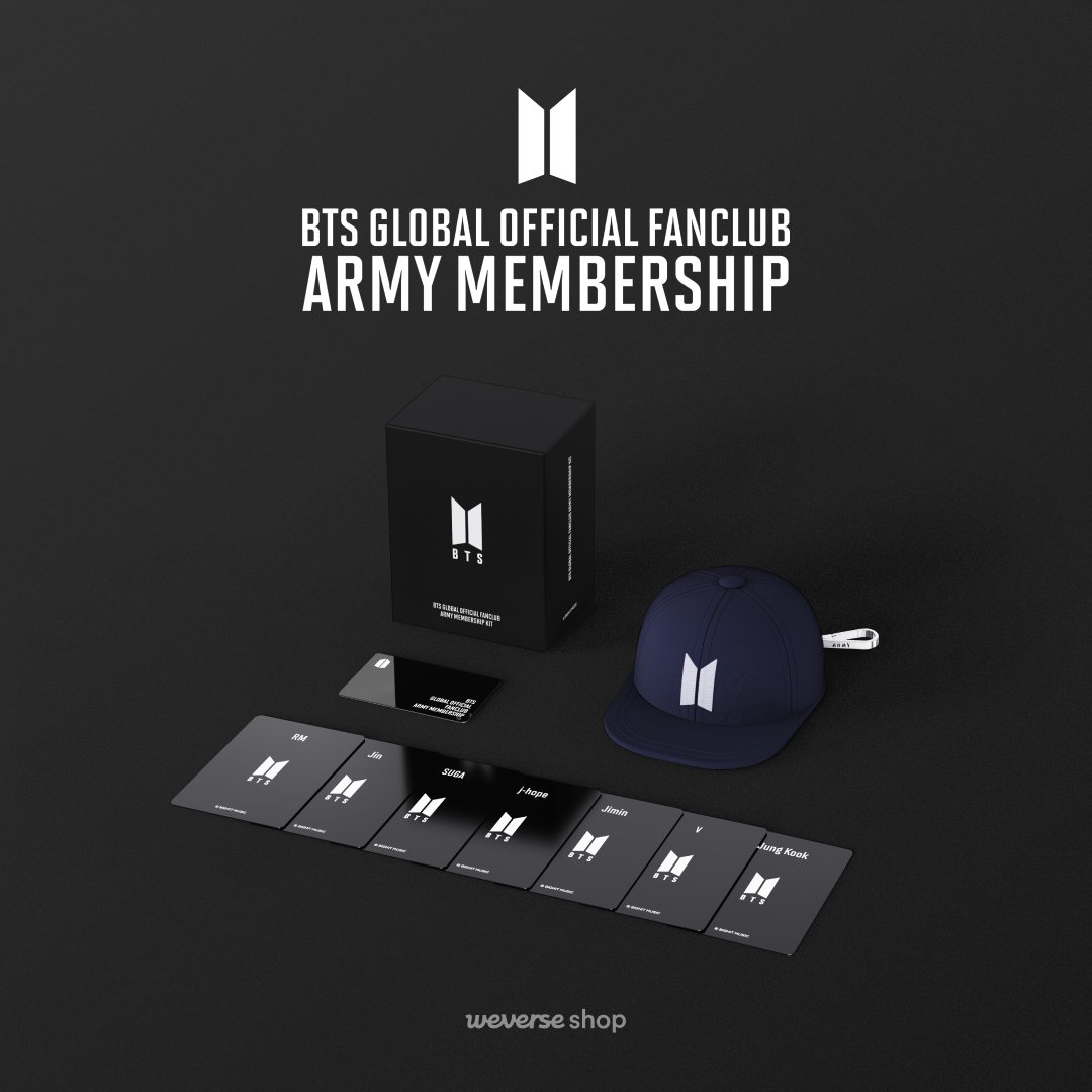 BTS 公式 オフィシャル　ファンクラブ　アーミー1期 ARMY メンバーシップ BTS (@bts_bighit) 公式ファンクラブ ARMY MEMBERSHIP GIFT