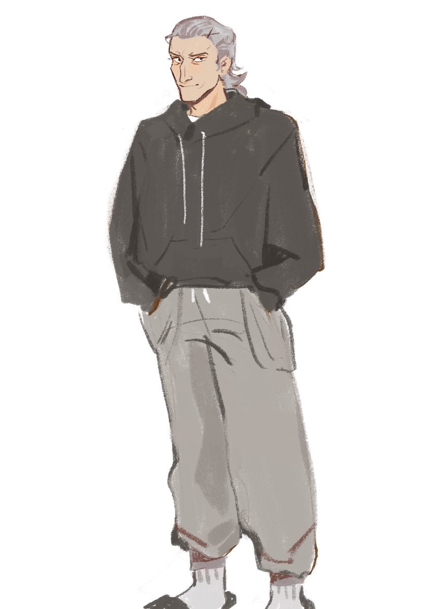 n23deathbed's tweet photo. no one told me to draw ooc young manfred von karma in casual clothing. however i did https://t.co/mxajV1Q9AG