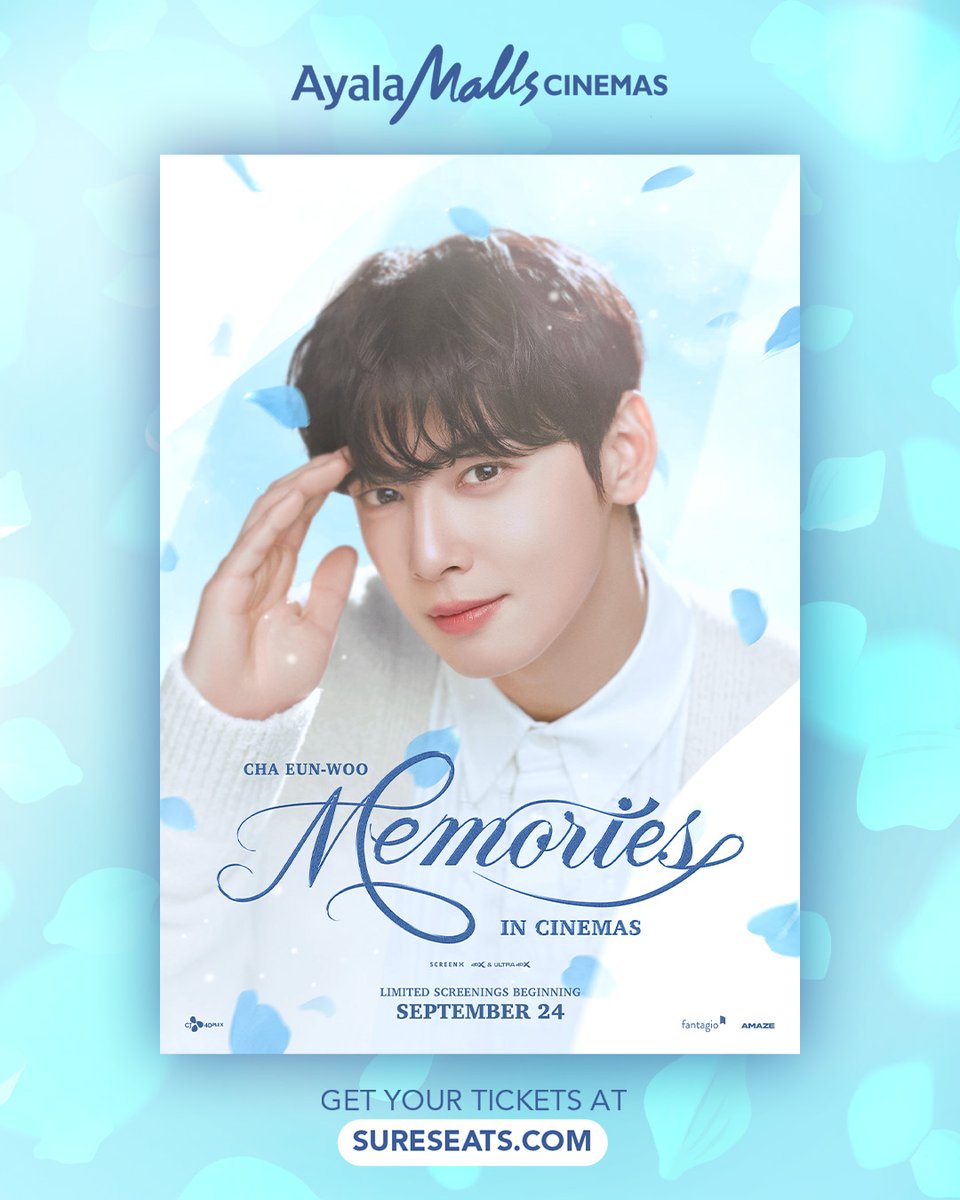ayalacinemas's tweet photo. AROHA, it’s time
Cha Eun Woo: Memories in Cinemas exclusively at Ayala Malls Cinemas
From breathtaking stages to heart-fluttering moments—feel the magic on the big screen.
Grab your tickets now https://t.co/vcg5wX59S1

#CHAEUNWOOinPH #MEMORIES_TheMovie #AROHA #AyalaMallsCinemas https://t.co/QPfunLuEuv