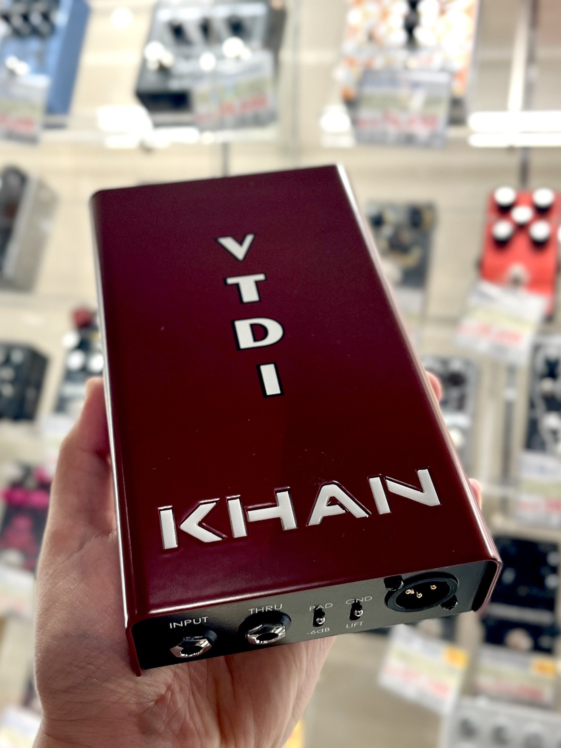Khan Audio VTDI 真空管DI 旧モデル Khan Audio VTDI 真空管DI 旧モデル KHAN Audio VTDI RED【即納可能