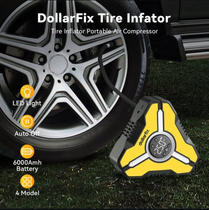 SamiaKhan896143's tweet image. &quot;This little device is an amazing addition to my car. Its auto-off feature prevents the tire from over-pumping. #carcare #technology #smartdevice&quot;