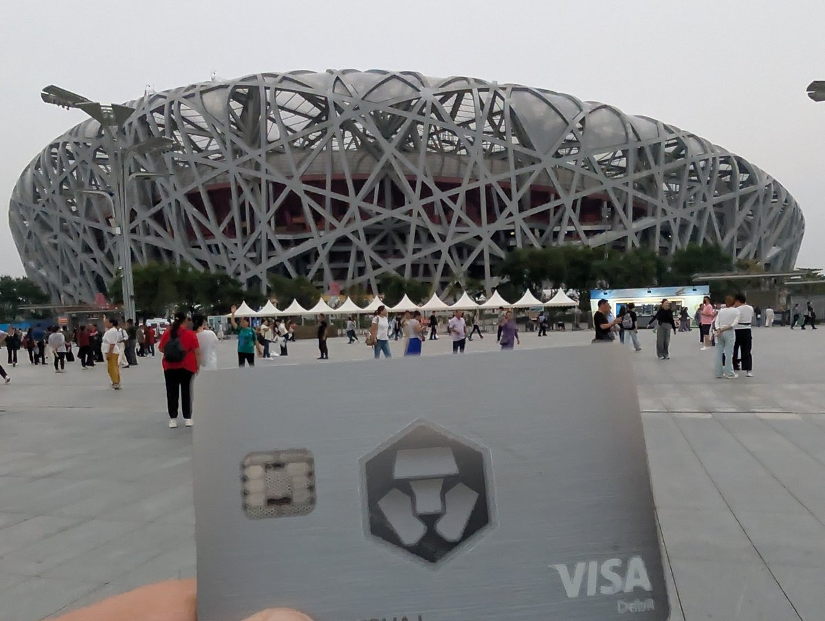 FollowCryptoEU's tweet photo. Icy white stadium 😊💙

@cryptocom where millions trade $CRO

#CryptoIRL #cryptocom #fftb #bornbrave #cro #crofam #Beijing https://t.co/Z6IGW8b23d