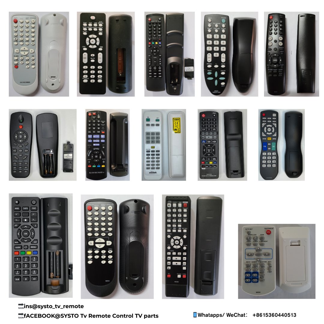SystoRemote's tweet image. SYSTO  TV Remote Control Single model
Support customization
Multiple models are available for selection.More models can be customized.
🔗systo.hk
🔗systoremote.com
🔗linktr.ee/SystoOfficial
📱WhatsApp/WeChat：8615360440513
#tv #tvremotecontrol #systo