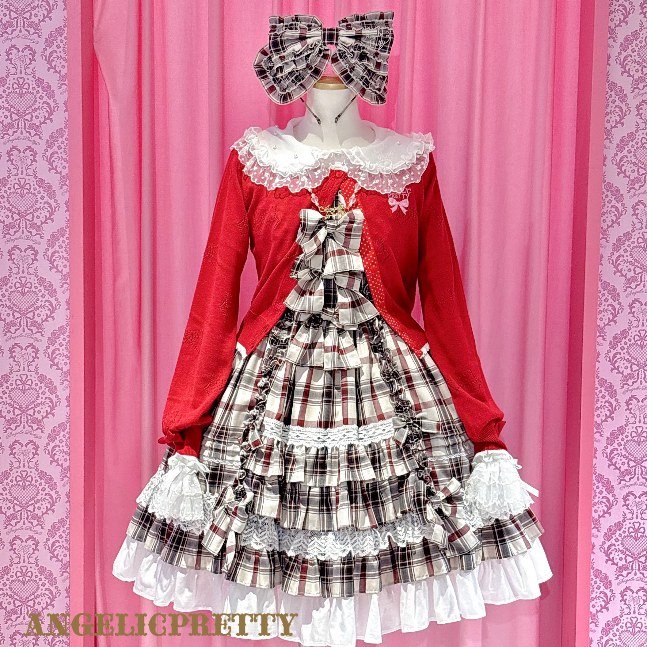 angelic pretty ワンピース 8月末まで】angelic pretty Cherry Stamp