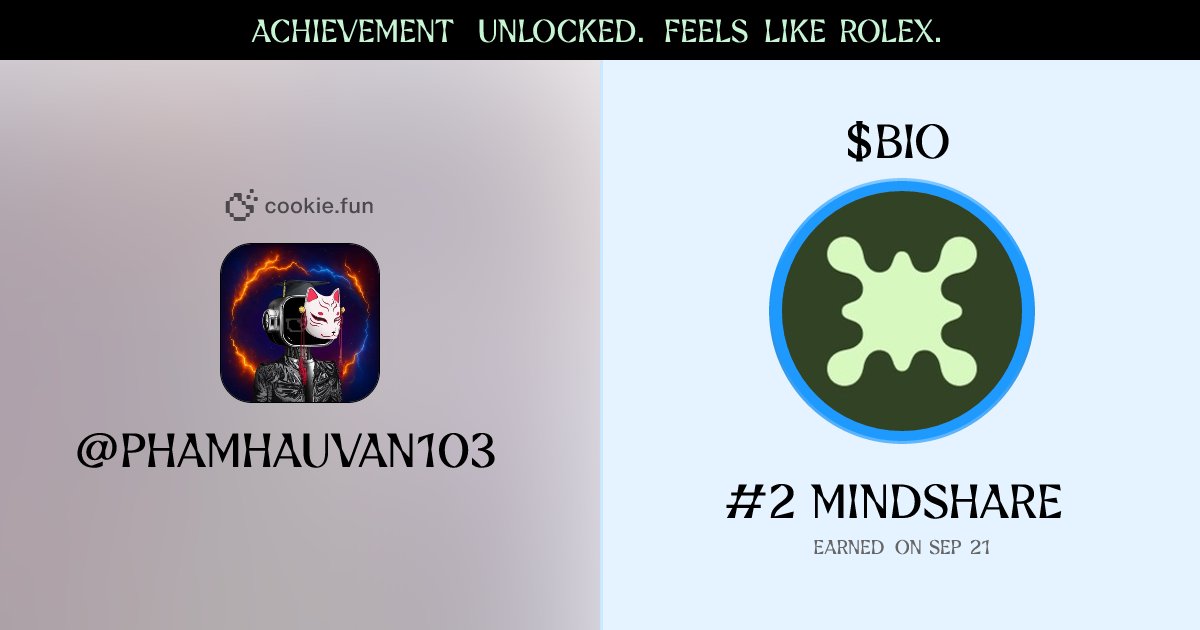 📢 All BioXP is used up along with 2 launchpads on <a href="/BioProtocol/">Bio Protocol</a>  and now it's time to stack it up again.

📗 If you have tokens, remember: Do not sell over 50%, because you will go to jail after that and you will not receive any BioXP anymore

📘 Keep Yapping about <a href="/BioProtocol/">Bio Protocol</a>