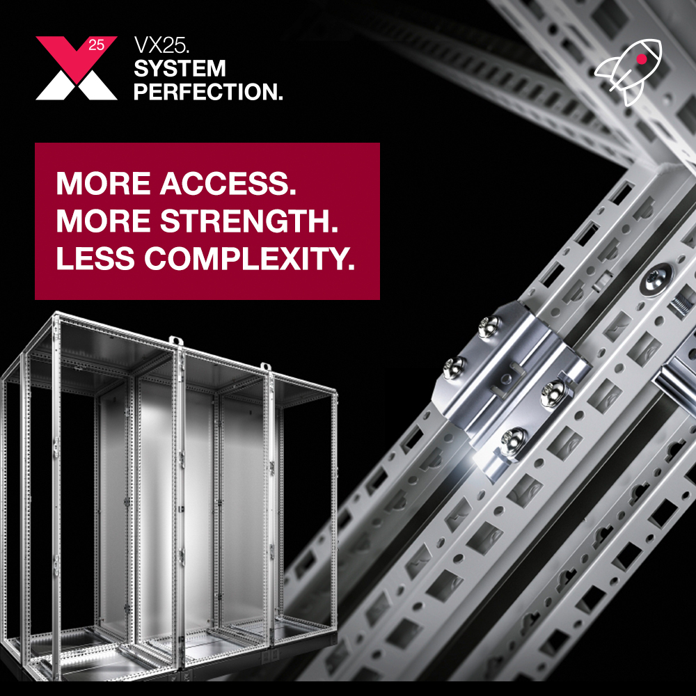 More access. More strength. Less complexity.

The VX25 Baying Enclosure System is built on a smarter frame, one that simplifies installation, boosts stability, and cuts part variants by up to 40%.

🔗 Discover the full system: hubs.li/Q03Kv53J0