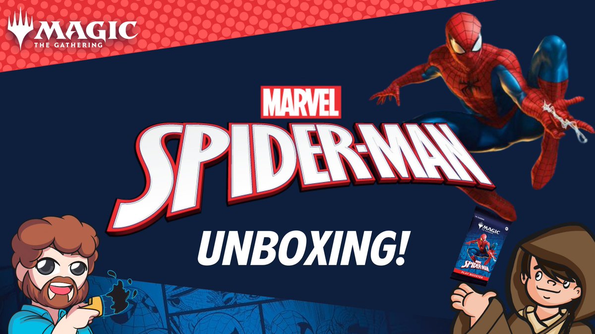 TONIGHT 8PM SYDNEY!
Myself and Jurdman Jr. are unboxing the BRAND NEW #MTGxSpiderMan #MTGxMarvel thanks to the absolute legends <a href="/Wizards/">Wizards of the Coast</a> !

IT'S OUT ON FRIDAY 26th but
YOU CAN PREORDER HERE:  magic.wizards.com/en/products/ma…

#gifted