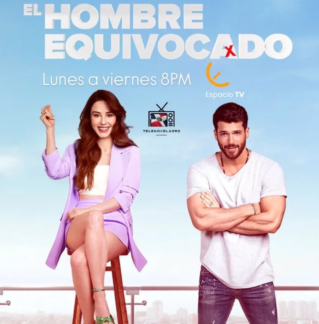 🇩🇴 #ElHombreEquivocado (#BayYanlış 🇹🇷) en emisión en República Dominicana a las 8:00PM de lunes a viernes por <a href="/EspacioTv40/">Espacio Tv</a>.

<a href="/ozgecangurel/">Özge Gürel</a> #CanYaman #GürgenÖz <a href="/fatmatoptasofc/">Fatma Toptaş</a> <a href="/Suatsungur1/">A.Suat Sungur</a> <a href="/cemregumeli/">Cemre Gümeli</a> <a href="/SerkayTutuncu23/">Serkay Tütüncü</a> <a href="/taygunsungar/">Taygun Sungar</a>
#MrWrong <a href="/CanYamanNewsInt/">Can Yaman News International</a> #SrErrado