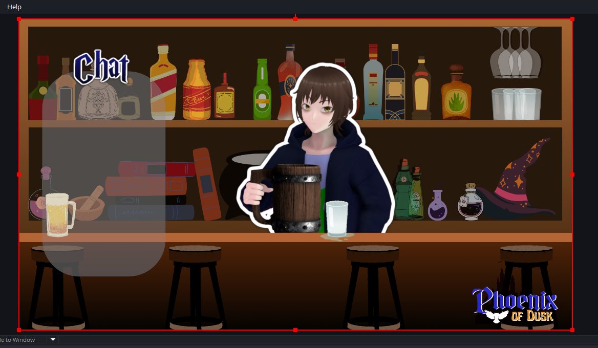 Custom "just chatting" background for <a href="/PhoenixofDusk/">Phoenix Of Dusk</a> . Gaming screen coming soon! Thanks for your commission! #VGenComm