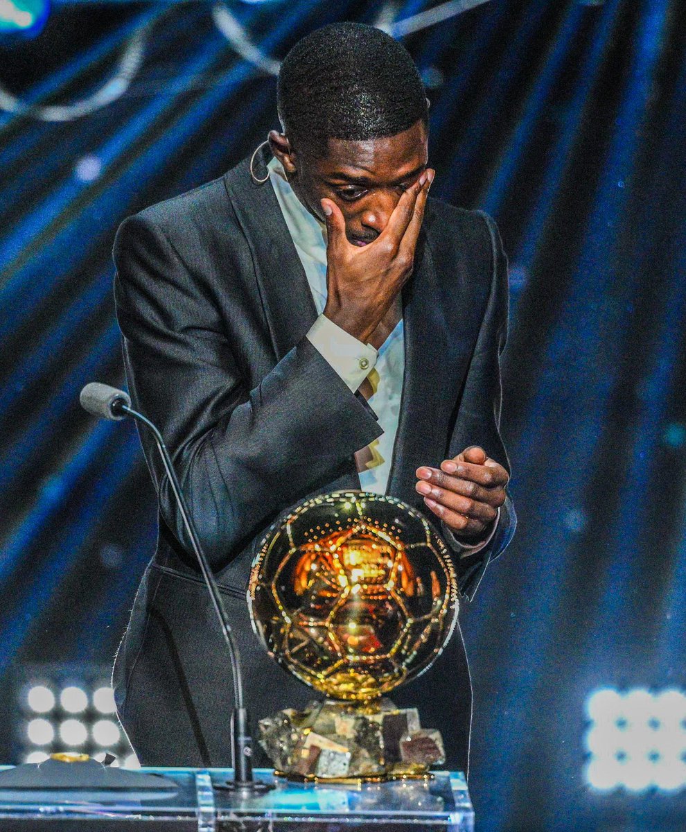 g2theflow's tweet image. They almost gave it to Messi again ! Congratulations Ousmane  now the 2nd #african to conquer Europe after George Weah #BallonDor #ndebele