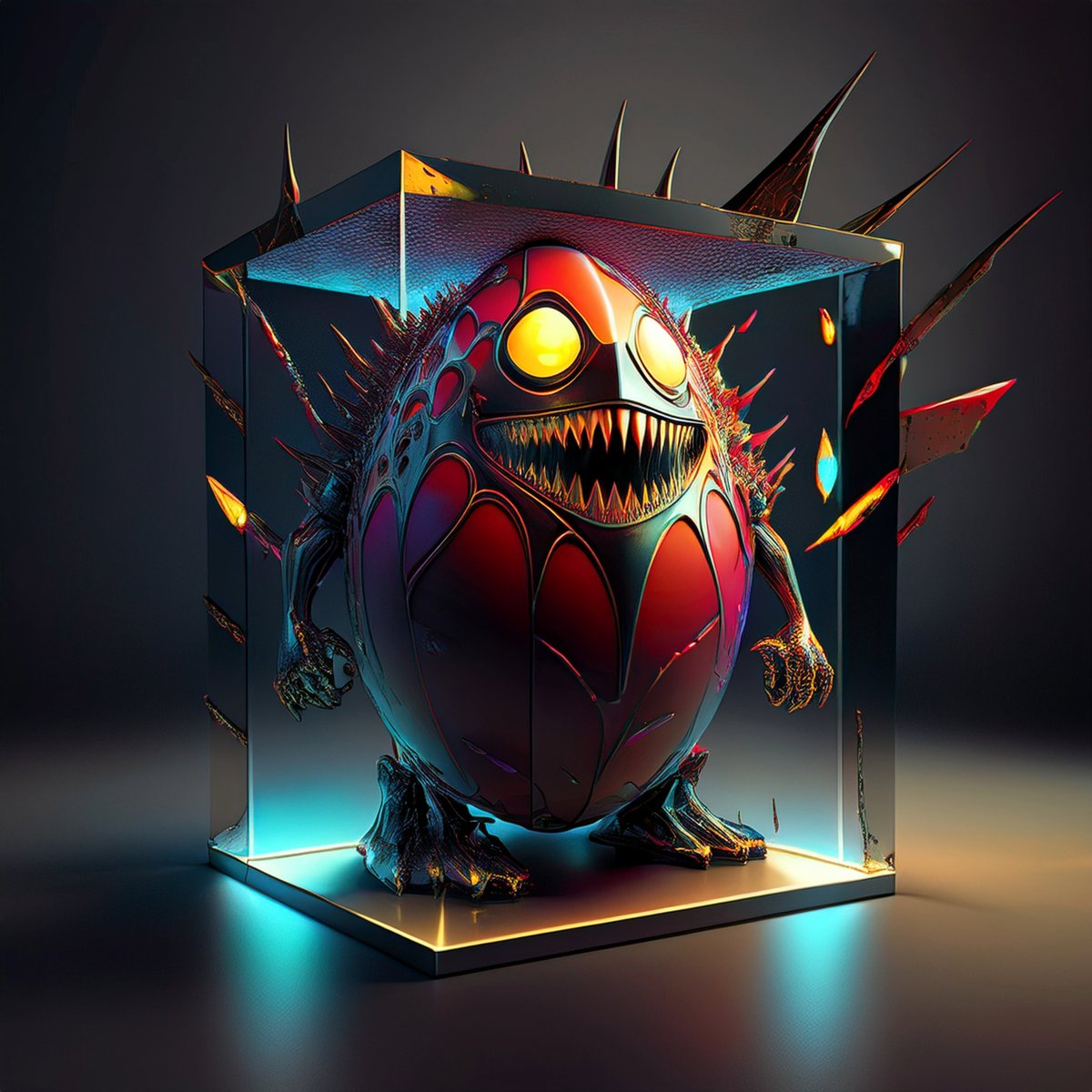 YolkanusG's tweet image. 🧬 YOLKANUS #38 — 962 remain

The Bloodstained Butcher of Thornmarche Valley, masked and spike-clad, carves his craft with cruel precision — every strike a scar, every cut a curse.

Collect now at 🔗 opensea.io/collection/yol…

#NFT #NFTprojects #Novel #NFTfamily #digitalart