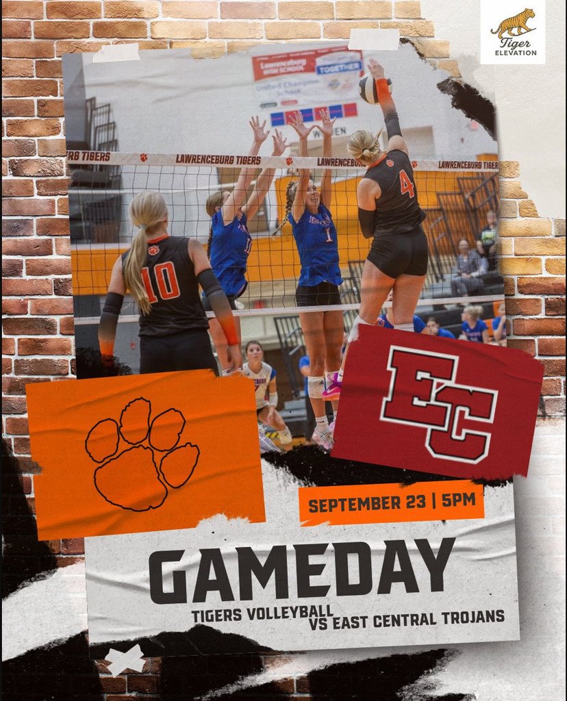 The Volleyball team takes on rivals East Central on September 23 starting at 5pm. Be there and be loud! Good luck Tigers!